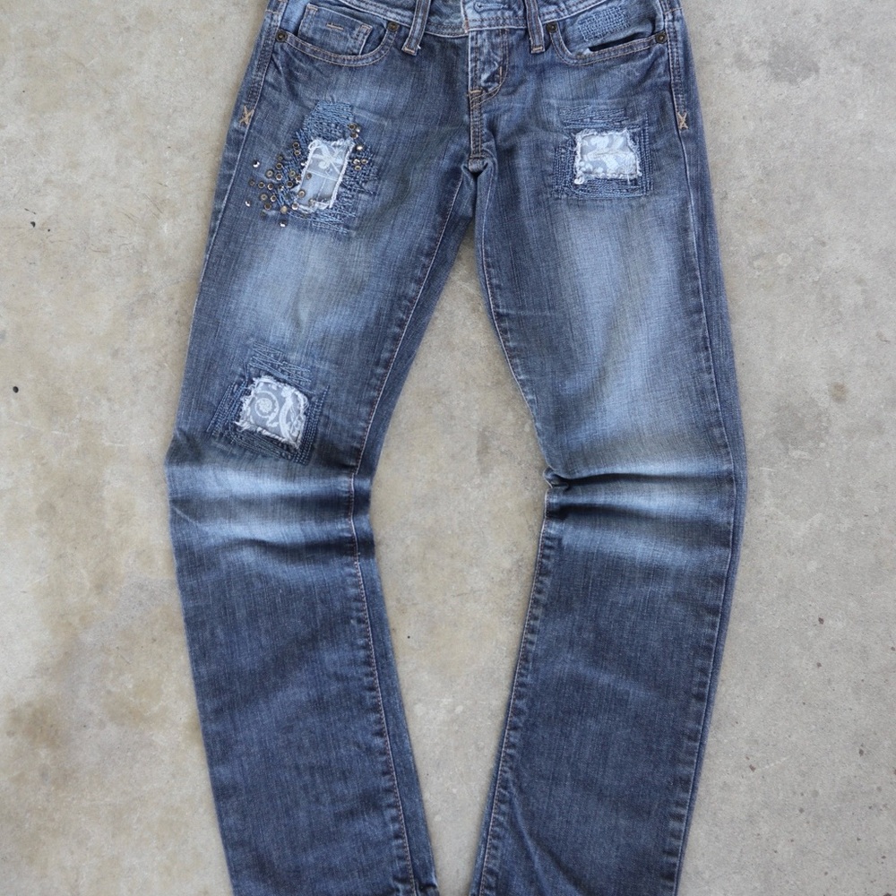 Guess Women's Straight Leg Jeans - Blue